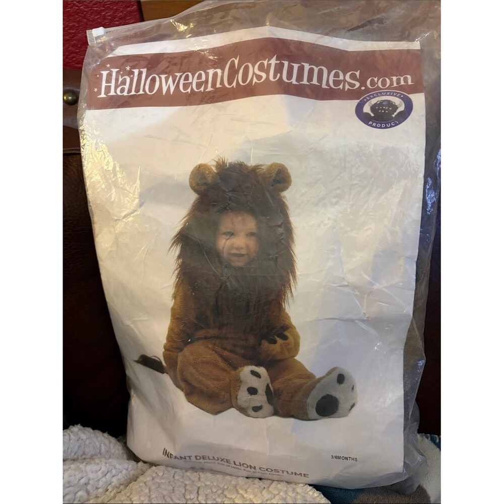 HalloweenCostumes.com Infant Lion Costume - Brown size 3-6 mo